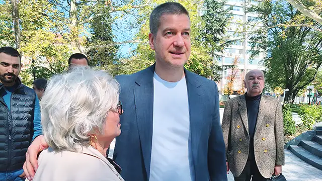 Живко Тодоров в парк Алана